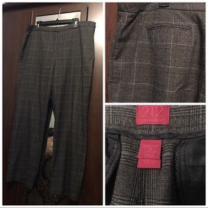 windowpane dress pants